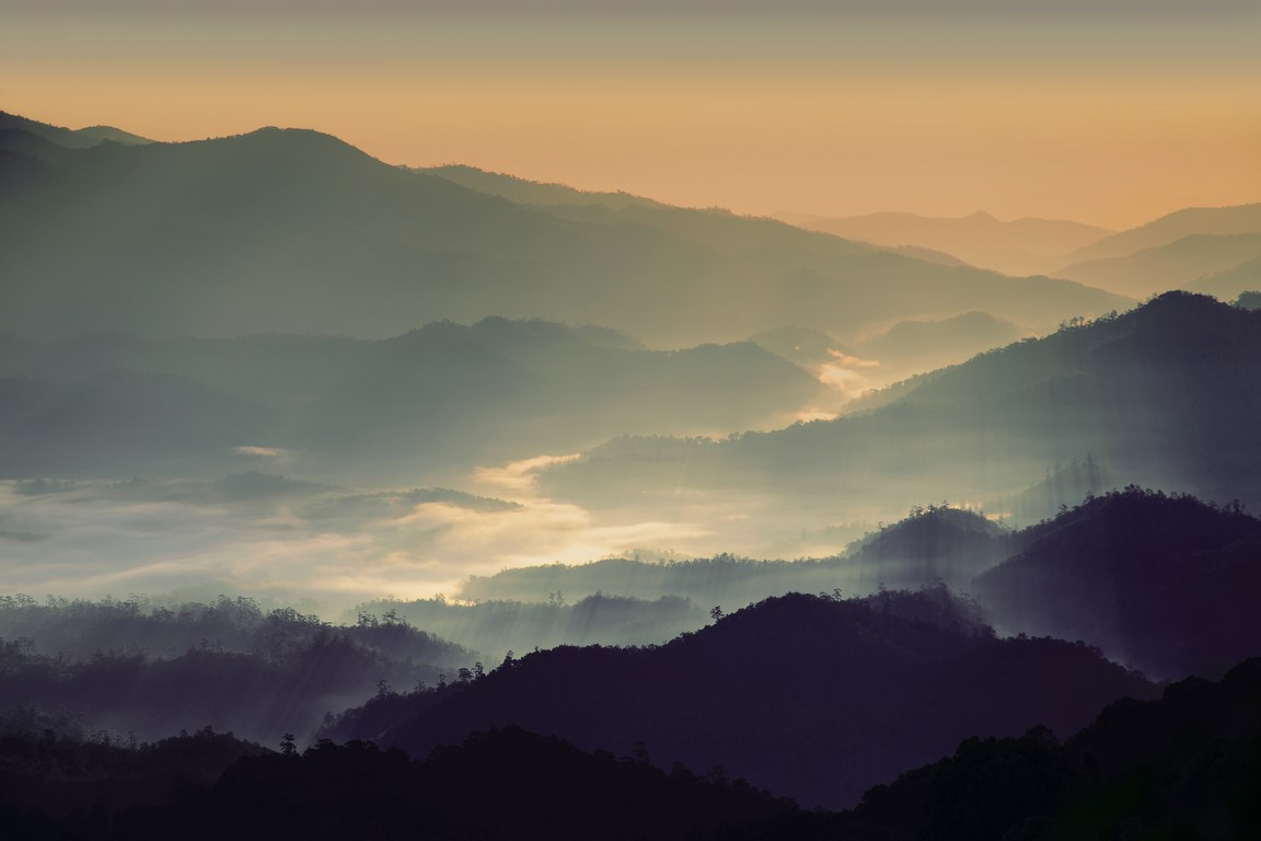 Горы в тумане