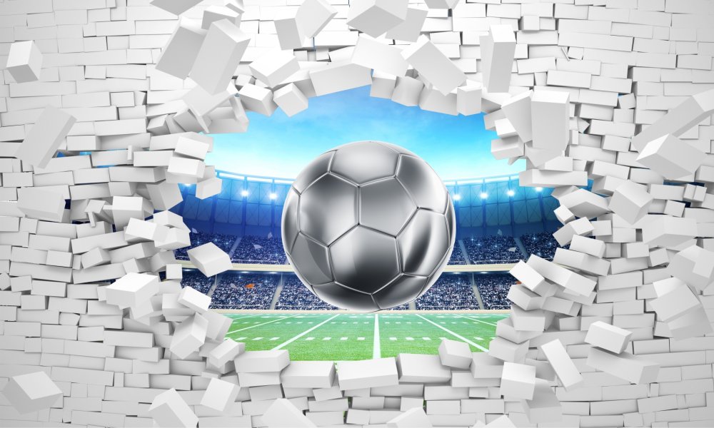 Футбольное поле 3d 2