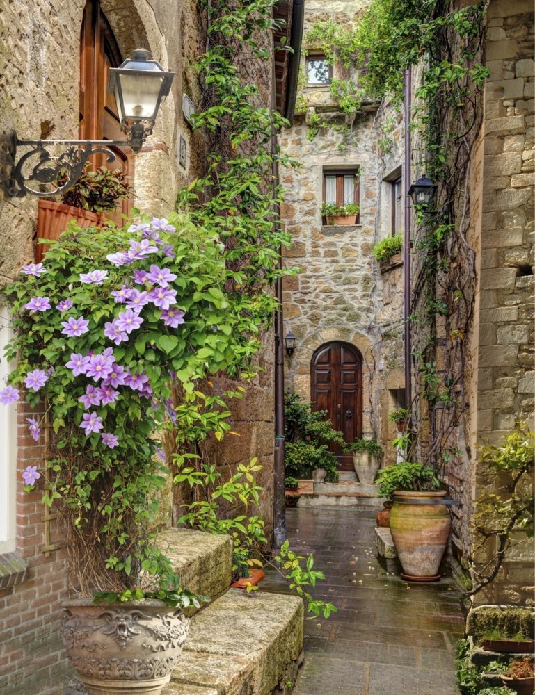 Узкая итальянская улочка 1