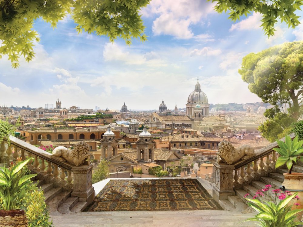 Вид с балкона на Италию 5