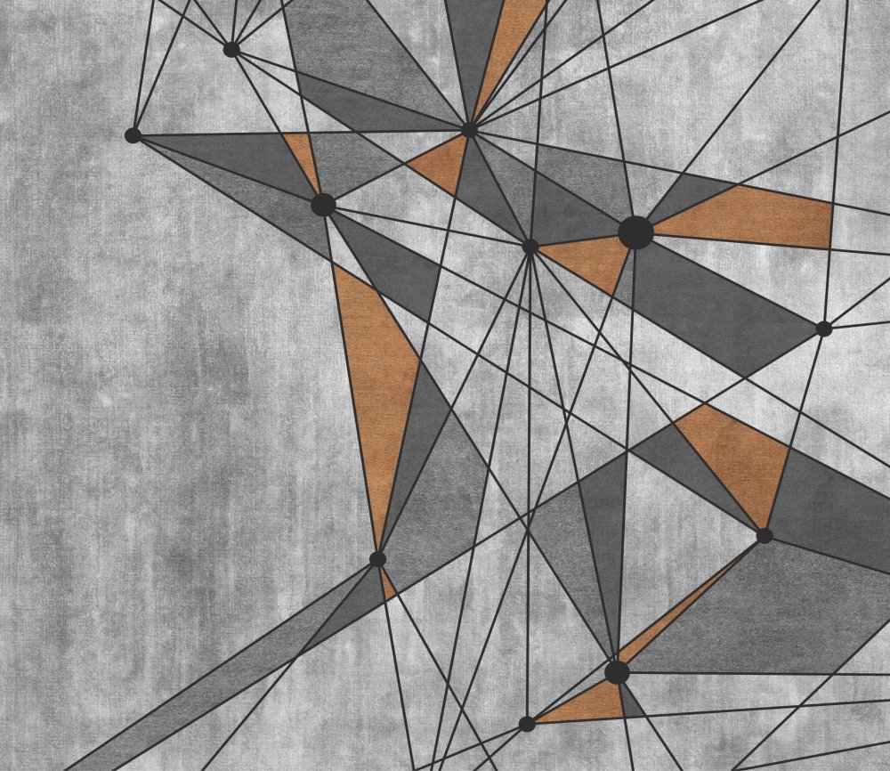 Абстракция на сером фоне 1