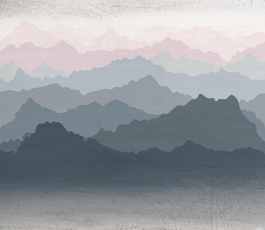 Горы в стиле гранж