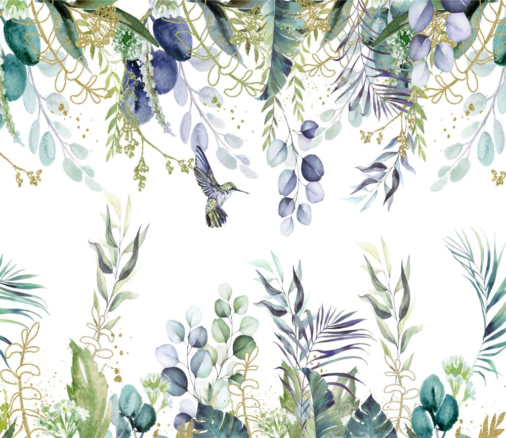 Колибри в тропическом лесу 2