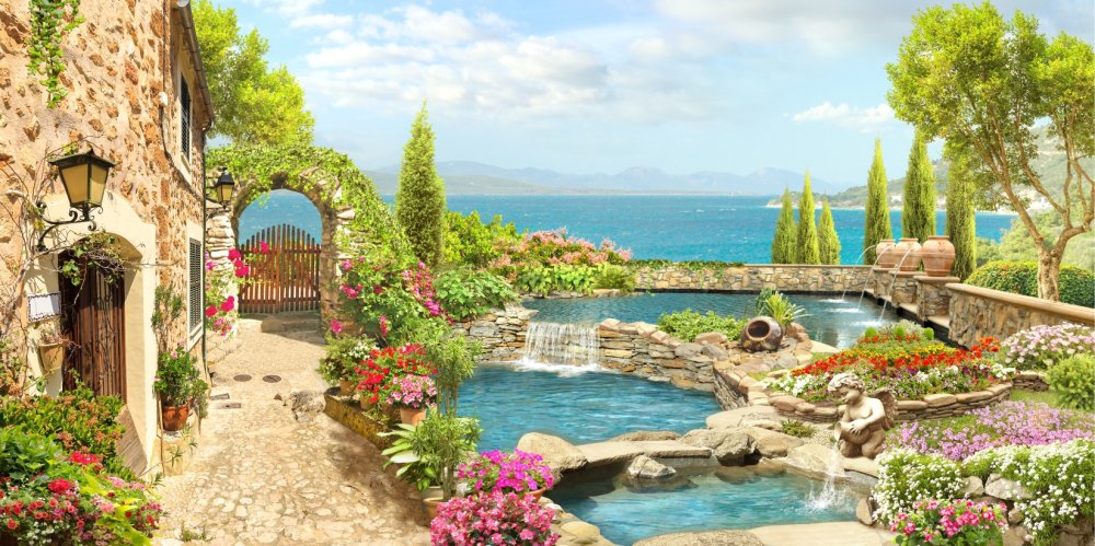 Итальянский дворик