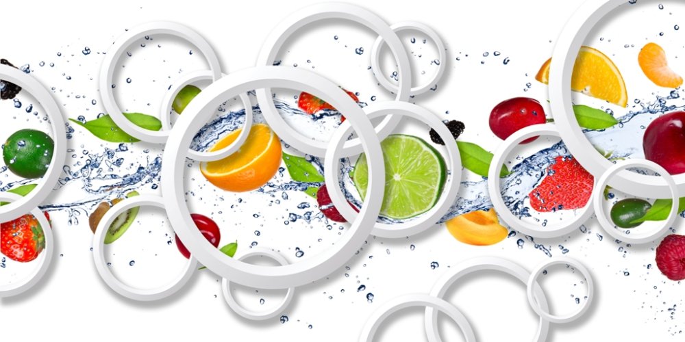 Фрукты и ягоды 3D 1