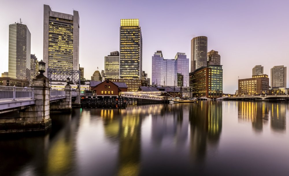 Ночной Бостон