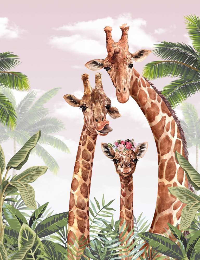 Жирафы в тропиках 1