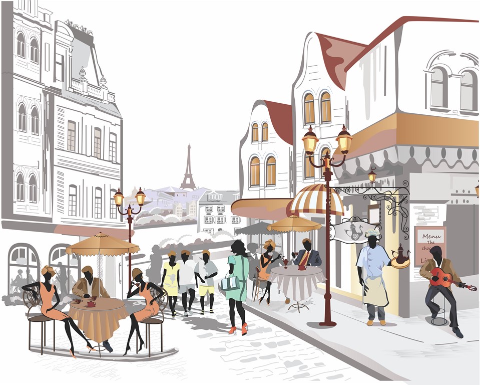Уличное кафе 6