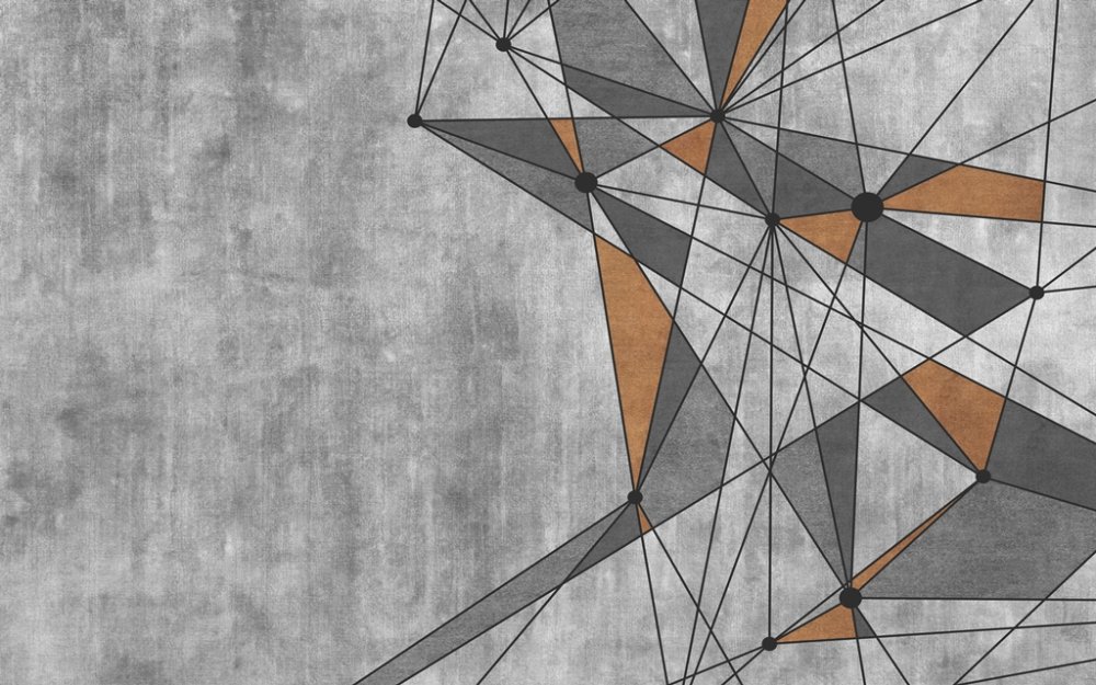 Абстракция на сером фоне