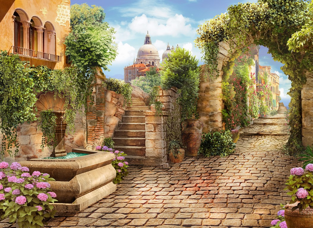 Дворик в Италии 1