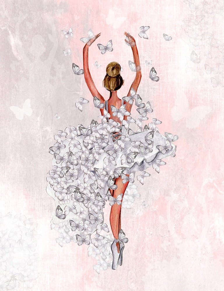 Балерина с бабочками 1