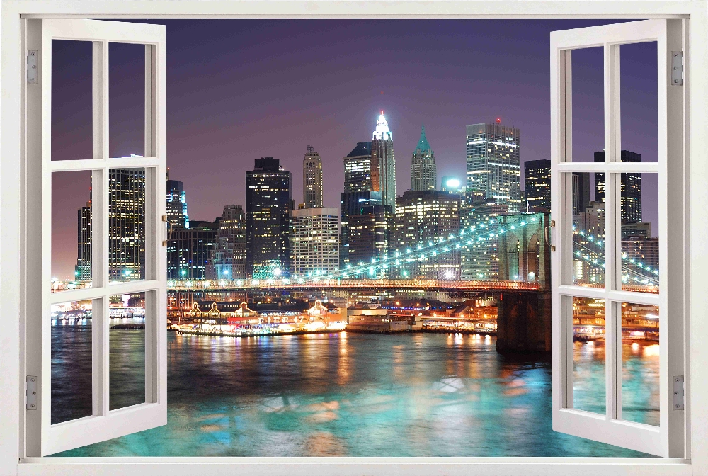 Вид из окна Бруклинский мост