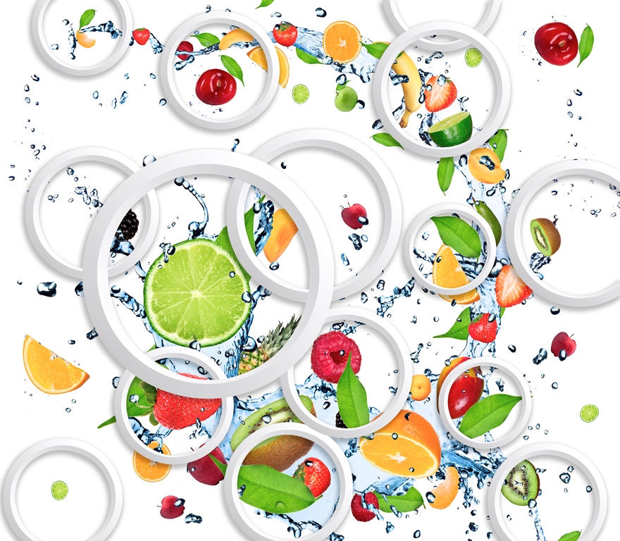 Фрукты и шары