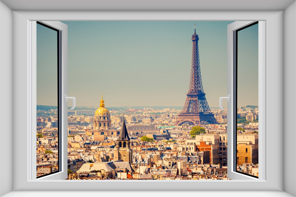 Вид из окна на Париж 1