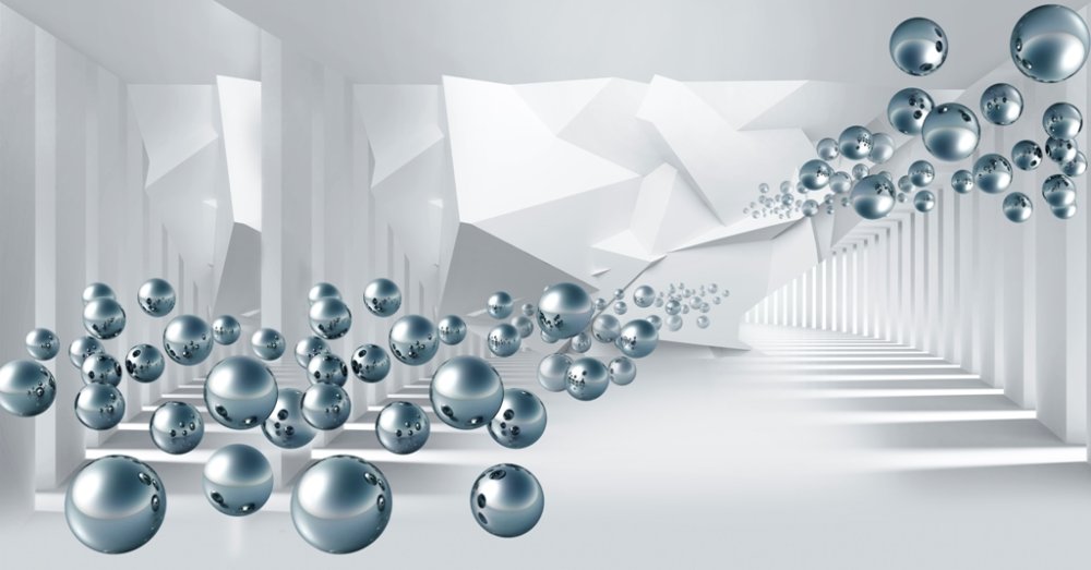 Геометрия с голубыми шарами