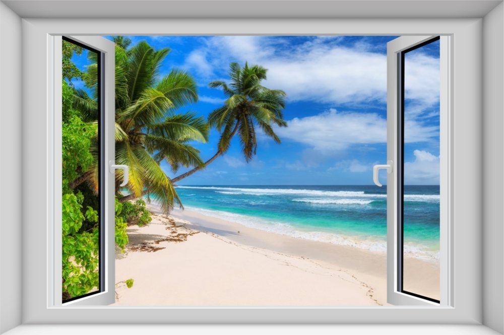 Вид из окна на море 4