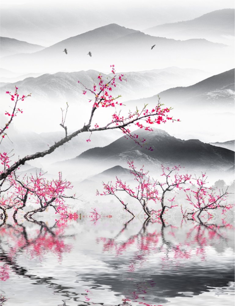 Сакура в горах