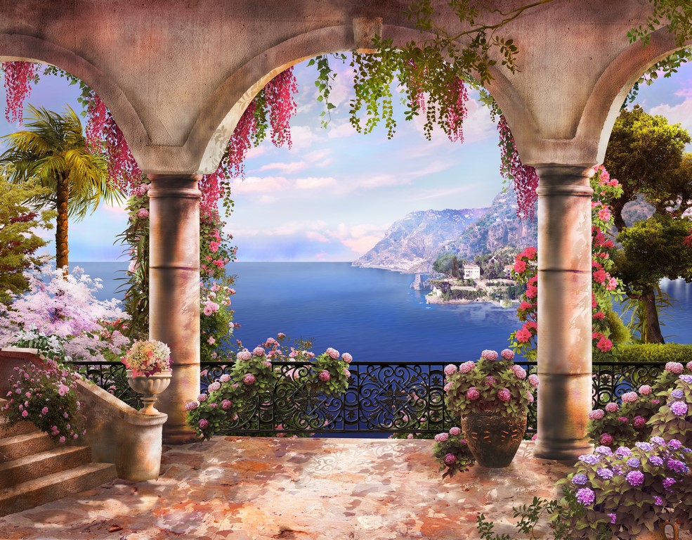 Арка с видом на море 1