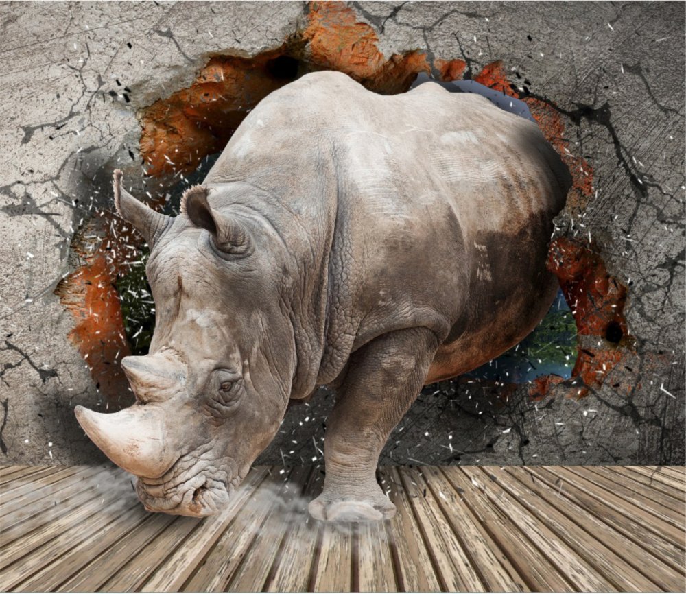Носорог 3D 1
