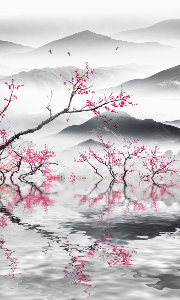 Сакура в горах