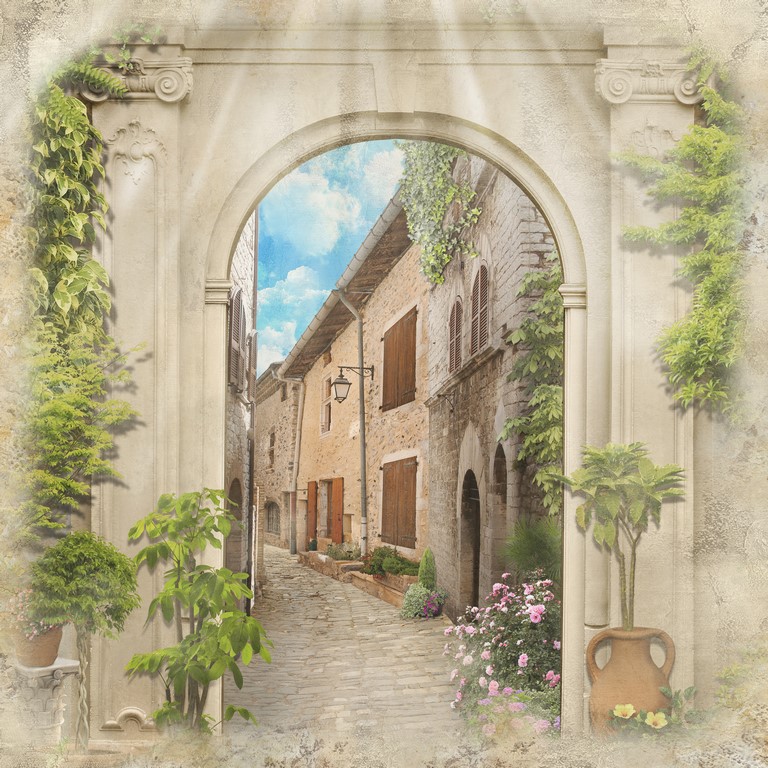 Улица с аркой 5