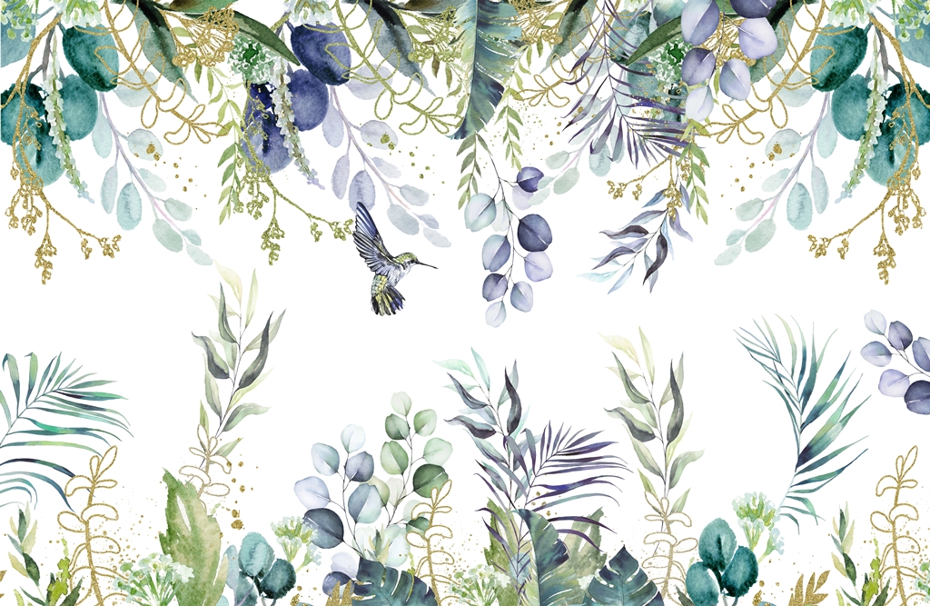 Колибри в тропическом лесу 2