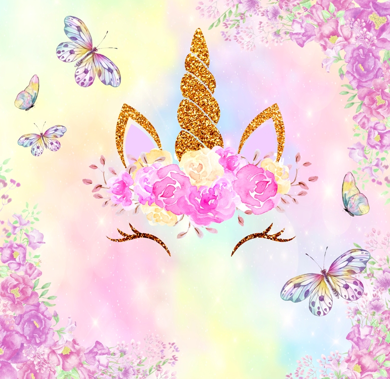 Единорог с бабочками 1
