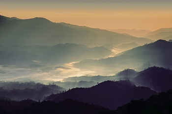 Горы в тумане