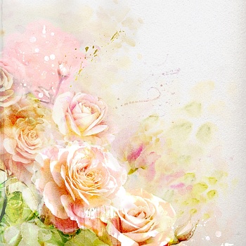 Акварельные розы