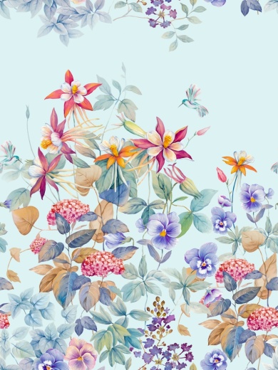 Акварельные цветы