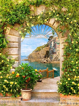 Арка с цветами 1