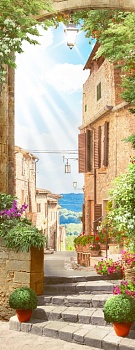 Узкая итальянская улочка