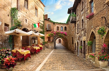 Уличное кафе в Италии