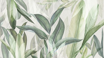 Тропические зеленые листья 2