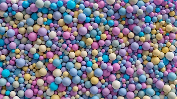 Разноцветные 3d шары 2