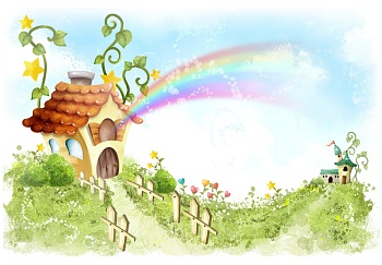 Дом с радугой