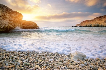 Закат на море