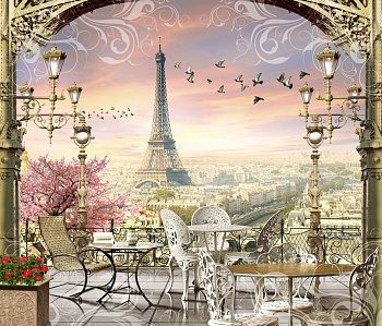 Кафе в Париже 2