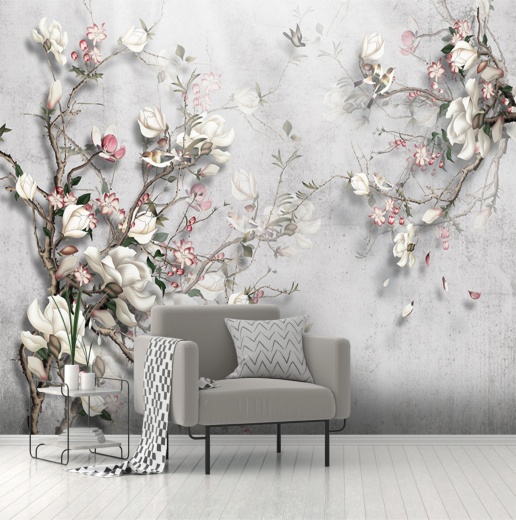 Птицы и цветы