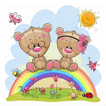 Медведи на радуге