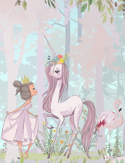 Принцесса с единорогом