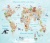 Акварельная карта мира