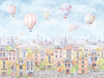 Воздушные шары и домики 1