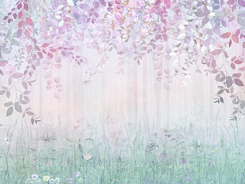 Сказочный лес в нежных оттенках