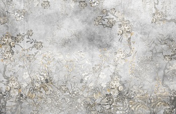 Цветы на бетонной стене 1