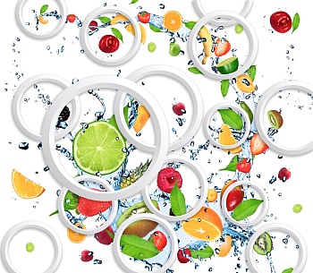 Фрукты и шары 1