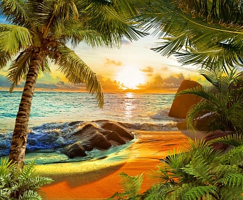 Закат на море 4