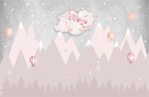 Луна и горы