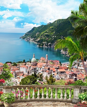 Вид с балкона на Италию 10