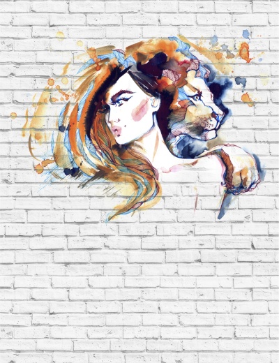 Девушка лев